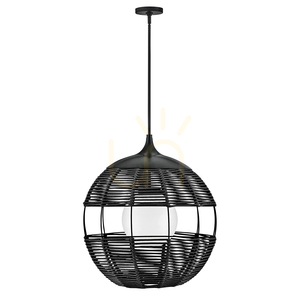 MADDOX Medium Pendelleuchte - 1 Lichtquelle - Schwarz QUINTIESSE small 9