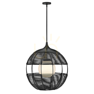 MADDOX Medium Pendelleuchte - 1 Lichtquelle - Schwarz QUINTIESSE small 0