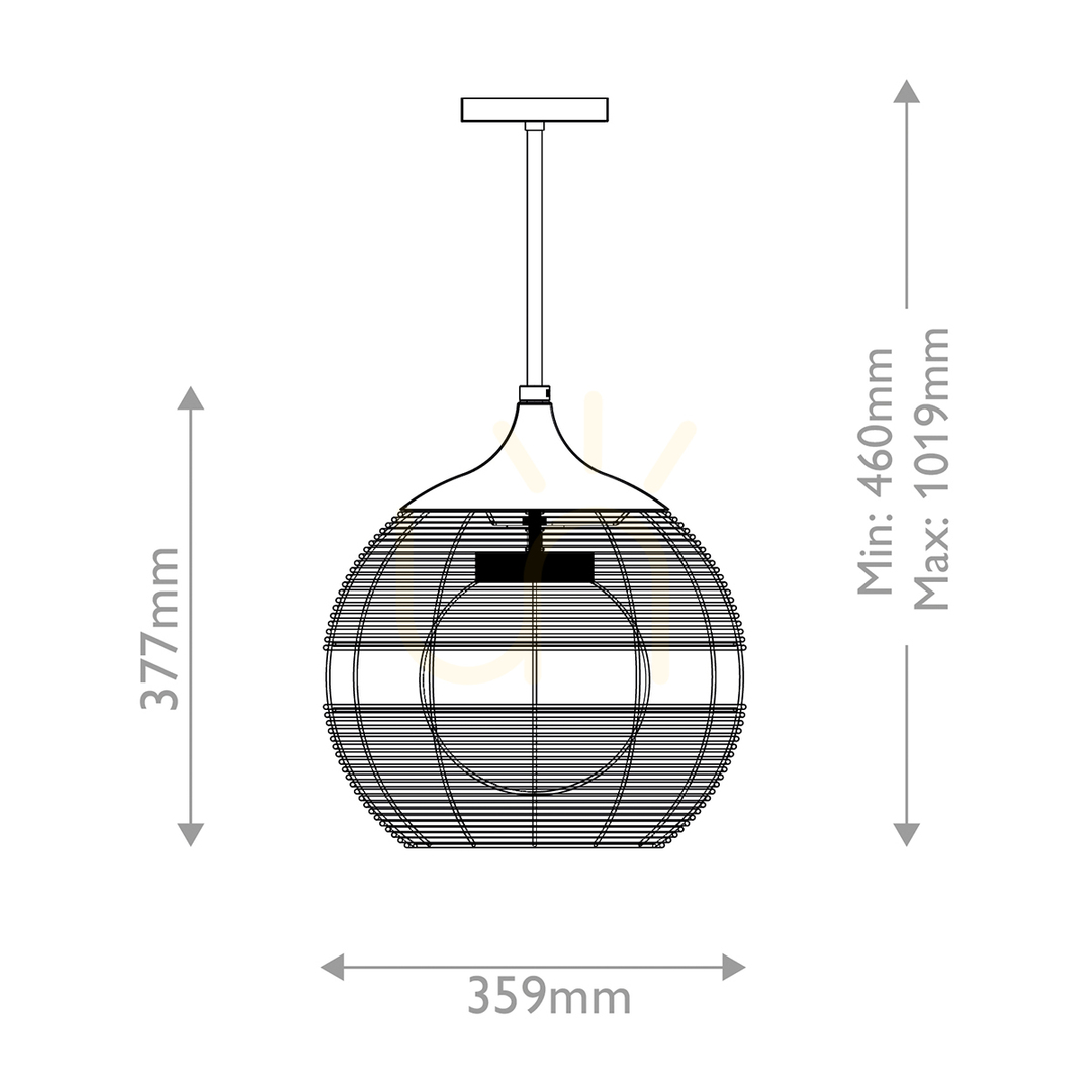 Vorschau MADDOX kleine Hängeleuchte - 1 Lichtquelle - Schwarz QUINTIESSE MADDOX kleine Hängeleuchte - 1 Lichtquelle - Schwarz QUINTIESSE