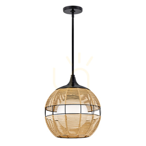 MADDOX kleine Pendelleuchte - 1 Lichtquelle - Schwarz, karamellbeige QUINTIESSE small 0