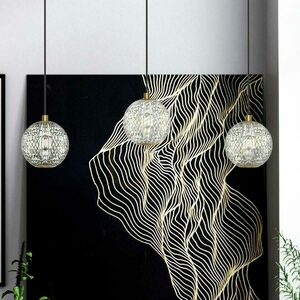 MARNI kleine LED-Pendelleuchte - Messing natur QUINTIESSE small 5