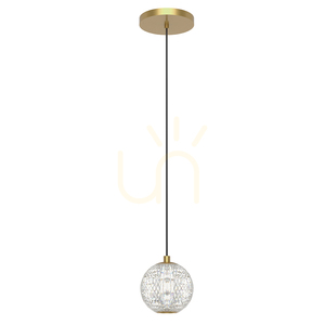 MARNI kleine LED-Pendelleuchte - Messing natur QUINTIESSE small 0