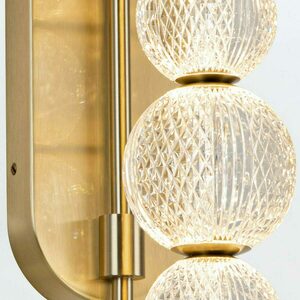 MARNI LED-Wandleuchte - Messing natur QUINTIESSE small 6