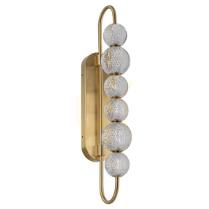 MARNI LED-Wandleuchte - Messing natur QUINTIESSE small 7