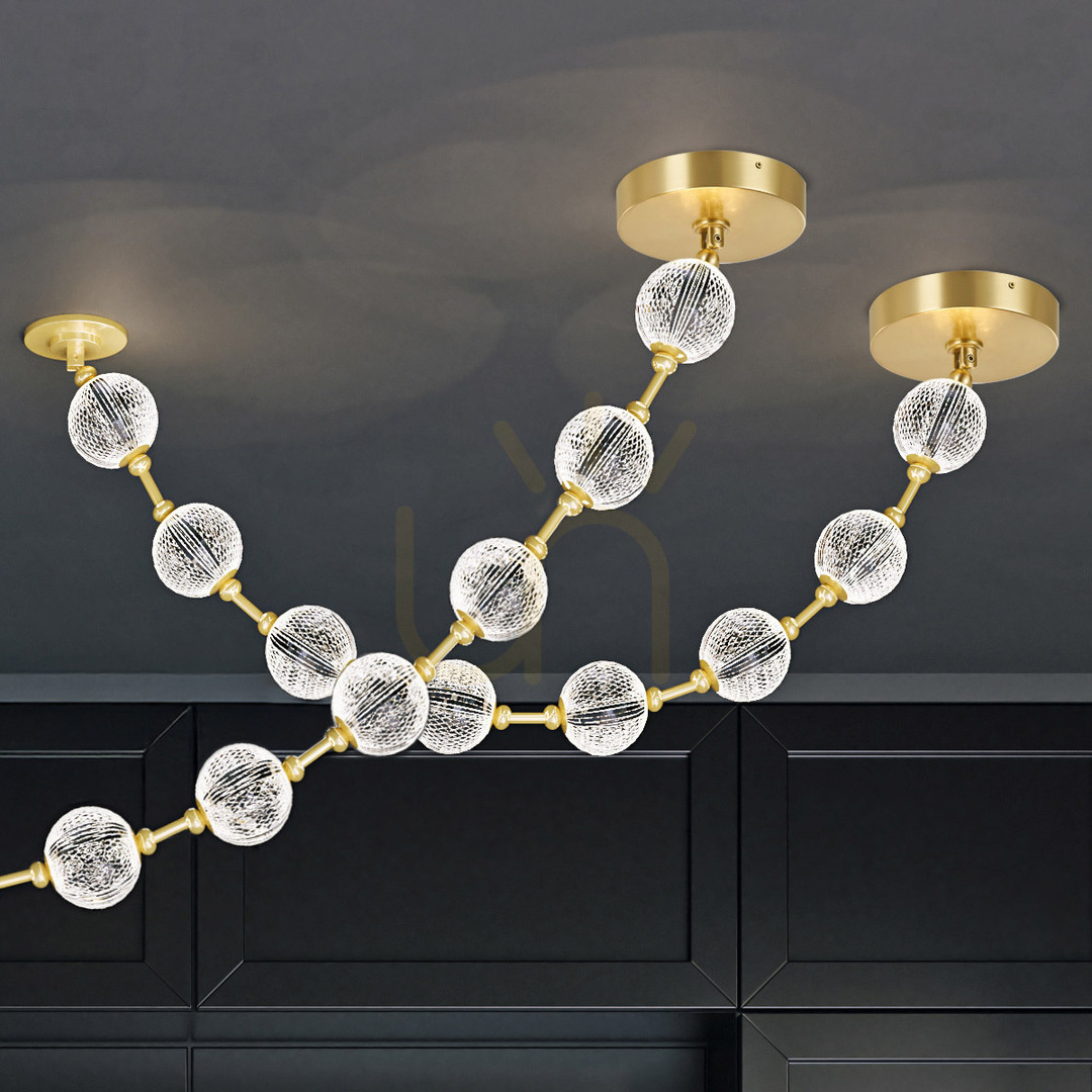 Vorschau MARNI LED-Pendelleuchte - Messing natur QUINTIESSE MARNI LED-Pendelleuchte - Messing natur QUINTIESSE