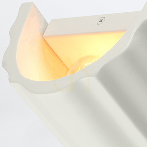 MARTINE Wandleuchte - 2 Lichtquellen - Antik weiß QUINTIESSE small 3