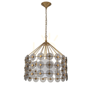 MERIDIAN Pendelleuchte - 3 Lichtquellen - Faded gold QUINTIESSE 7 MERIDIAN Pendelleuchte - 3 Lichtquellen - Faded gold QUINTIESSE small 7