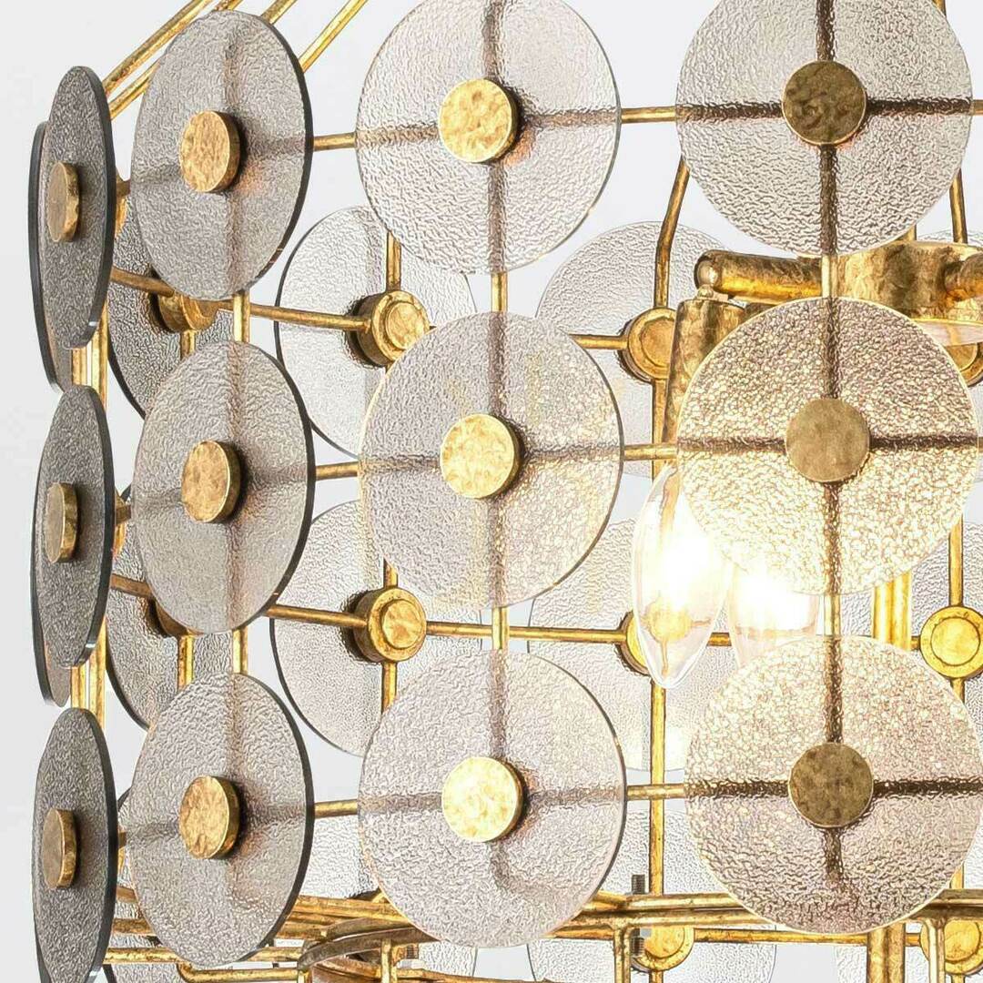 Aussicht MERIDIAN Pendelleuchte - 9 Lichtquellen - Faded gold QUINTIESSE MERIDIAN Pendelleuchte - 9 Lichtquellen - Faded gold QUINTIESSE