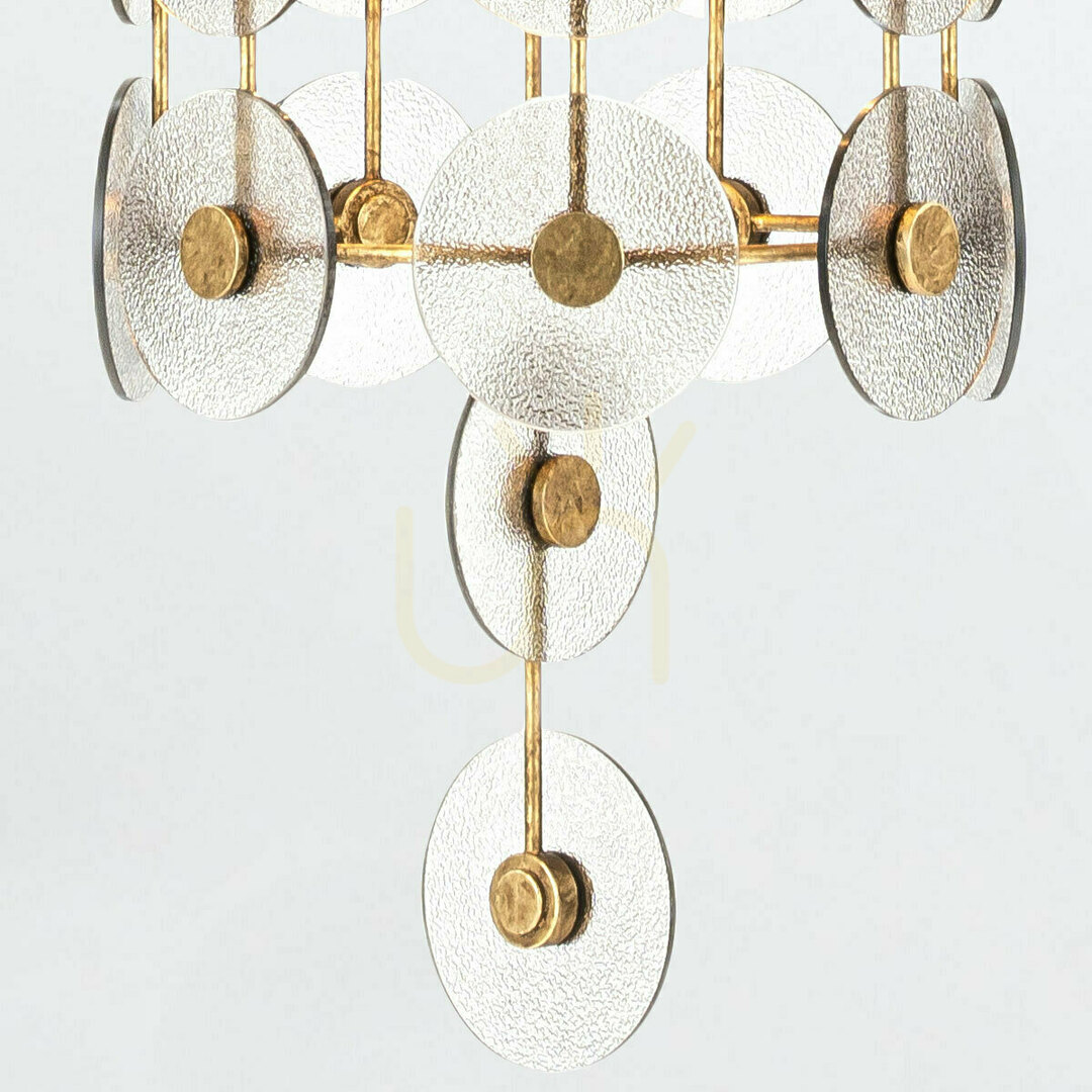 Zeige MERIDIAN Pendelleuchte - 9 Lichtquellen - Faded gold QUINTIESSE MERIDIAN Pendelleuchte - 9 Lichtquellen - Faded gold QUINTIESSE
