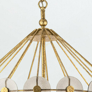 MERIDIAN Pendelleuchte - 9 Lichtquellen - Faded gold QUINTIESSE 5 MERIDIAN Pendelleuchte - 9 Lichtquellen - Faded gold QUINTIESSE small 5