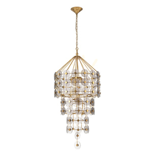 MERIDIAN Pendelleuchte - 9 Lichtquellen - Faded gold QUINTIESSE 7 MERIDIAN Pendelleuchte - 9 Lichtquellen - Faded gold QUINTIESSE small 7
