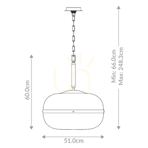 NOTTINGHAM Pendelleuchte - 3 Lichtquellen - Messing antik QUINTIESSE small 2