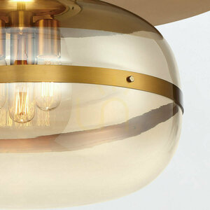 Großer NOTTINGHAM Plafond - 3 Lichtquellen - Messing antik QUINTIESSE 5 Großer NOTTINGHAM Plafond - 3 Lichtquellen - Messing antik QUINTIESSE small 5