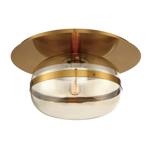 Prüfen NOTTINGHAM medium plafond - 1 Leuchtmittel - Messing antik QUINTIESSE