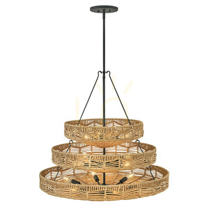 OPHELIA Kronleuchter - 13 Lichtquellen - Schwarz, karamellbeige QUINTIESSE 1 OPHELIA Kronleuchter - 13 Lichtquellen - Schwarz, karamellbeige QUINTIESSE small 1