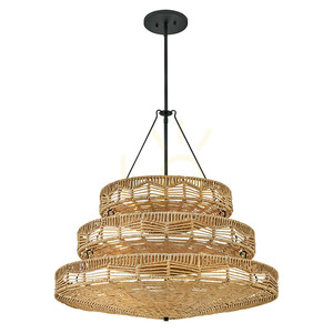 OPHELIA Kronleuchter - 13 Lichtquellen - Schwarz, karamellbeige QUINTIESSE 3 OPHELIA Kronleuchter - 13 Lichtquellen - Schwarz, karamellbeige QUINTIESSE small 3