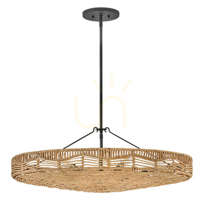 OPHELIA Pendelleuchte - 6 Lichtquellen - Schwarz, karamellbeige QUINTIESSE small 0