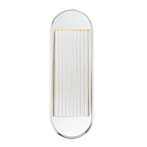 Mittlere LED-Wandleuchte PALAIS - Nickel poliert QUINTIESSE small 1