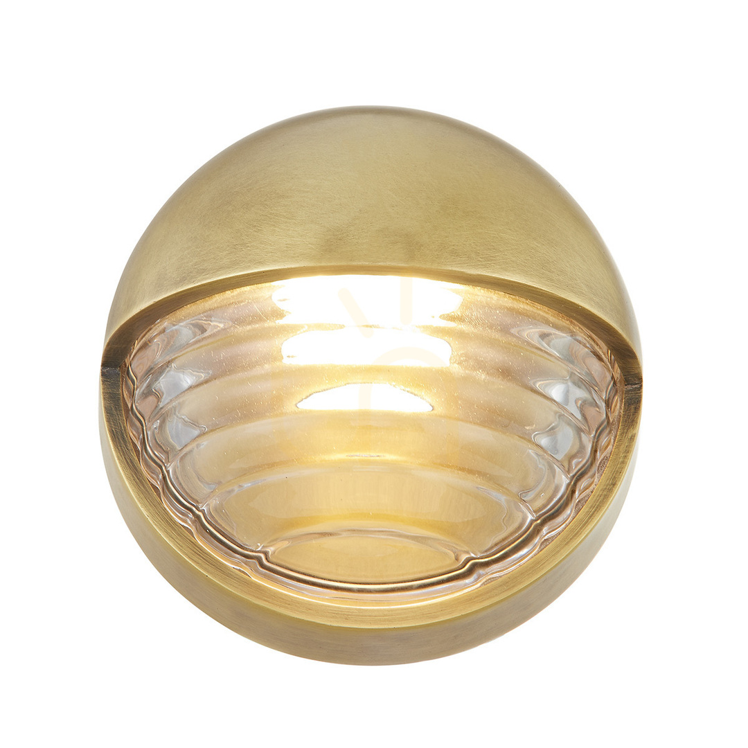Aussicht Kleine LED-Wandleuchte PALAIS - Vintage Messing QUINTIESSE Kleine LED-Wandleuchte PALAIS - Vintage Messing QUINTIESSE