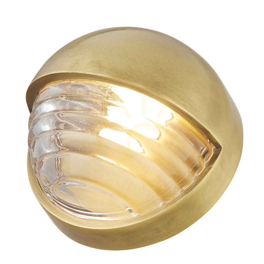 Anzeige Kleine LED-Wandleuchte PALAIS - Vintage Messing QUINTIESSE Kleine LED-Wandleuchte PALAIS - Vintage Messing QUINTIESSE