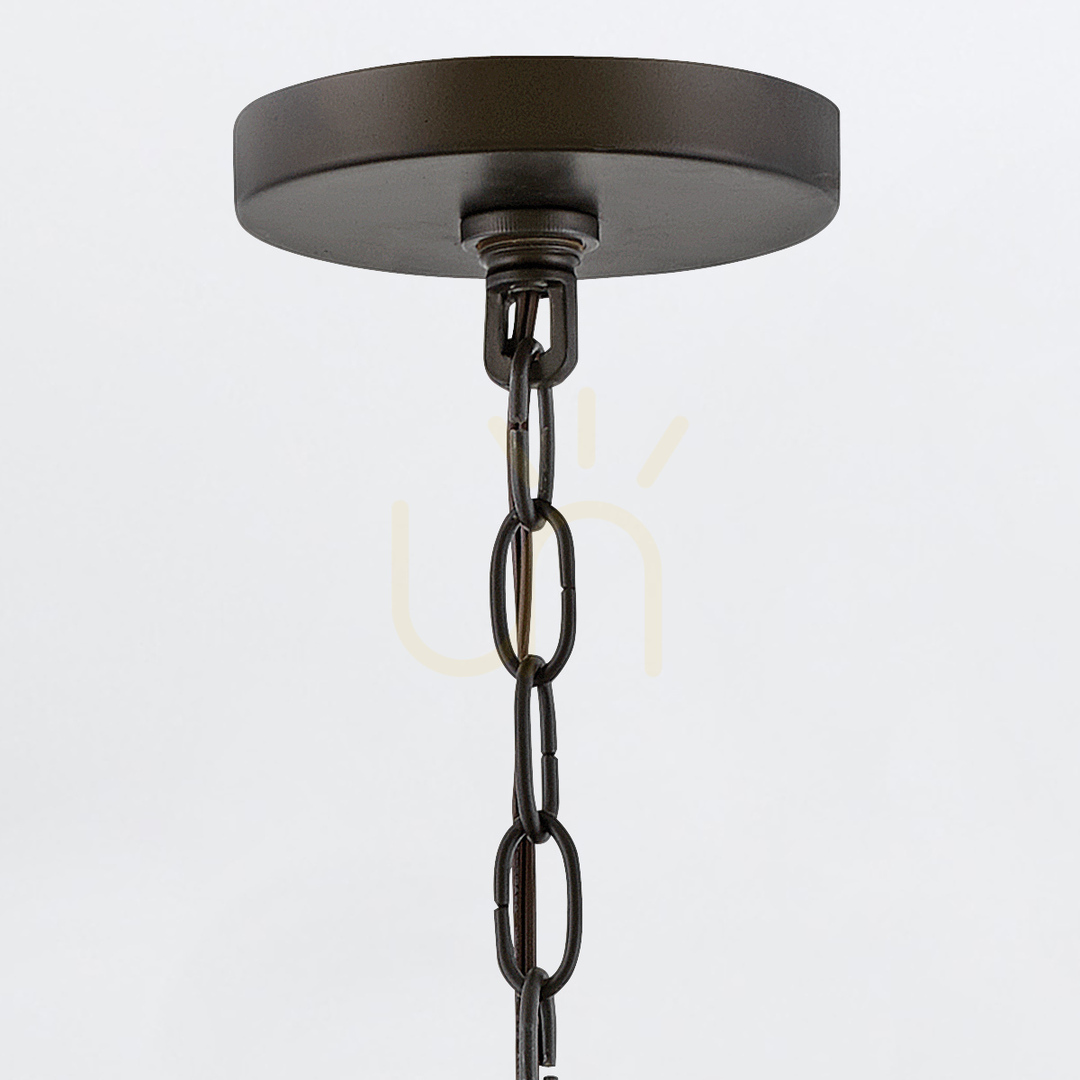 Zeige RIVERWOOD Kronleuchter - 4 Lichtquellen - Warmes Braun, warme Esche QUINTIESSE RIVERWOOD Kronleuchter - 4 Lichtquellen - Warmes Braun, warme Esche QUINTIESSE