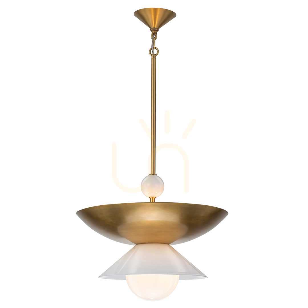 Prüfen SAUCER große Pendelleuchte - 4 Lichtquellen - Messing veredelt QUINTIESSE SAUCER große Pendelleuchte - 4 Lichtquellen - Messing veredelt QUINTIESSE