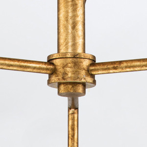Quintiesse Sawgrass Kronleuchter 3×E14, Blattgold mit Antiklasur, Ø50,8 cm small 4