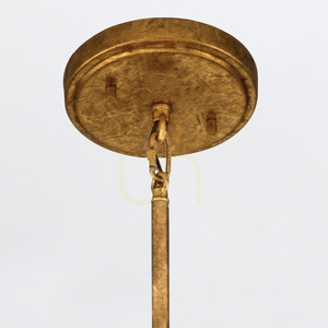 SAWGRASS Pendelleuchte - 3 Lichtquellen - Petal gold QUINTIESSE small 3