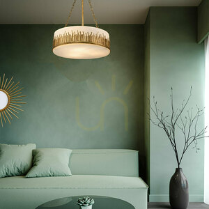 SAWGRASS Pendelleuchte - 3 Lichtquellen - Petal gold QUINTIESSE small 6