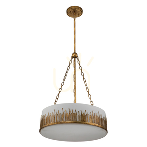 SAWGRASS Pendelleuchte - 3 Lichtquellen - Petal gold QUINTIESSE small 8