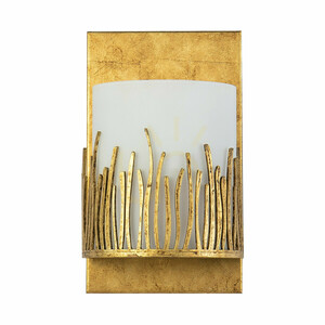 Quintiesse Sawgrass Wandleuchte Blattgold E14 IP44 small 5