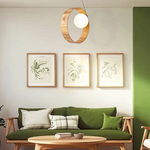 Quintiesse Sfera Pendelleuchte QN-SFERA-1P-TEAK mit Teakfurnier small 5