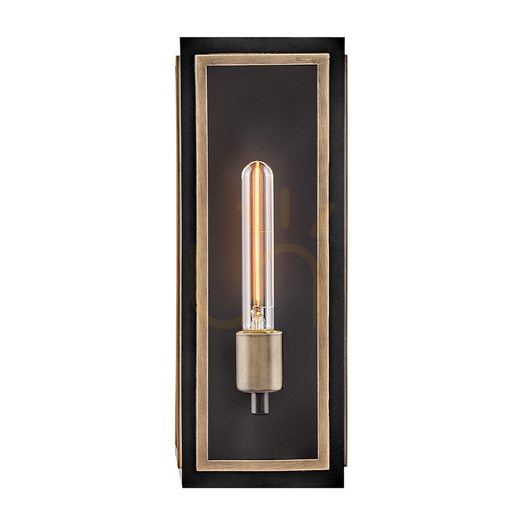 Zeige Wandlaterne SHAW - 1 Lichtquelle - Schwarz, oxidierte Bronze QUINTIESSE Wandlaterne SHAW - 1 Lichtquelle - Schwarz, oxidierte Bronze QUINTIESSE