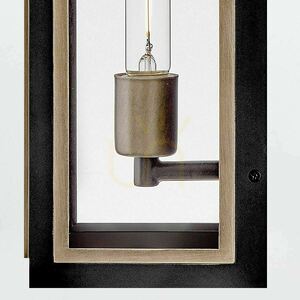 Wandlaterne SHAW - 1 Lichtquelle - Schwarz, oxidierte Bronze QUINTIESSE 6 Wandlaterne SHAW - 1 Lichtquelle - Schwarz, oxidierte Bronze QUINTIESSE small 6