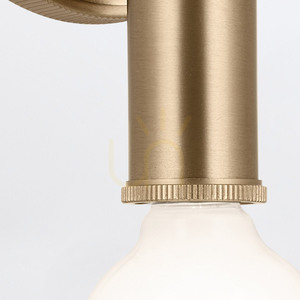 TORCHE Wandleuchte - 2 Lichtquellen - Champagnerbraun QUINTIESSE 9 TORCHE Wandleuchte - 2 Lichtquellen - Champagnerbraun QUINTIESSE small 9