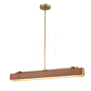VALISE LED-Insellampe - Vintage Messing, cognacfarbenes Leder QUINTIESSE small 0
