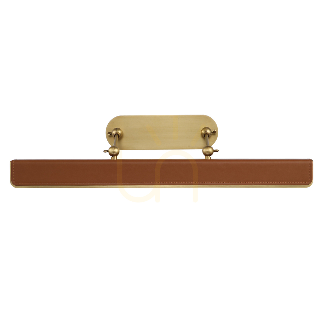 Anzeige Große LED VALISE Bild - Vintage Messing, Cognac Leder QUINTIESSE Große LED VALISE Bild - Vintage Messing, Cognac Leder QUINTIESSE