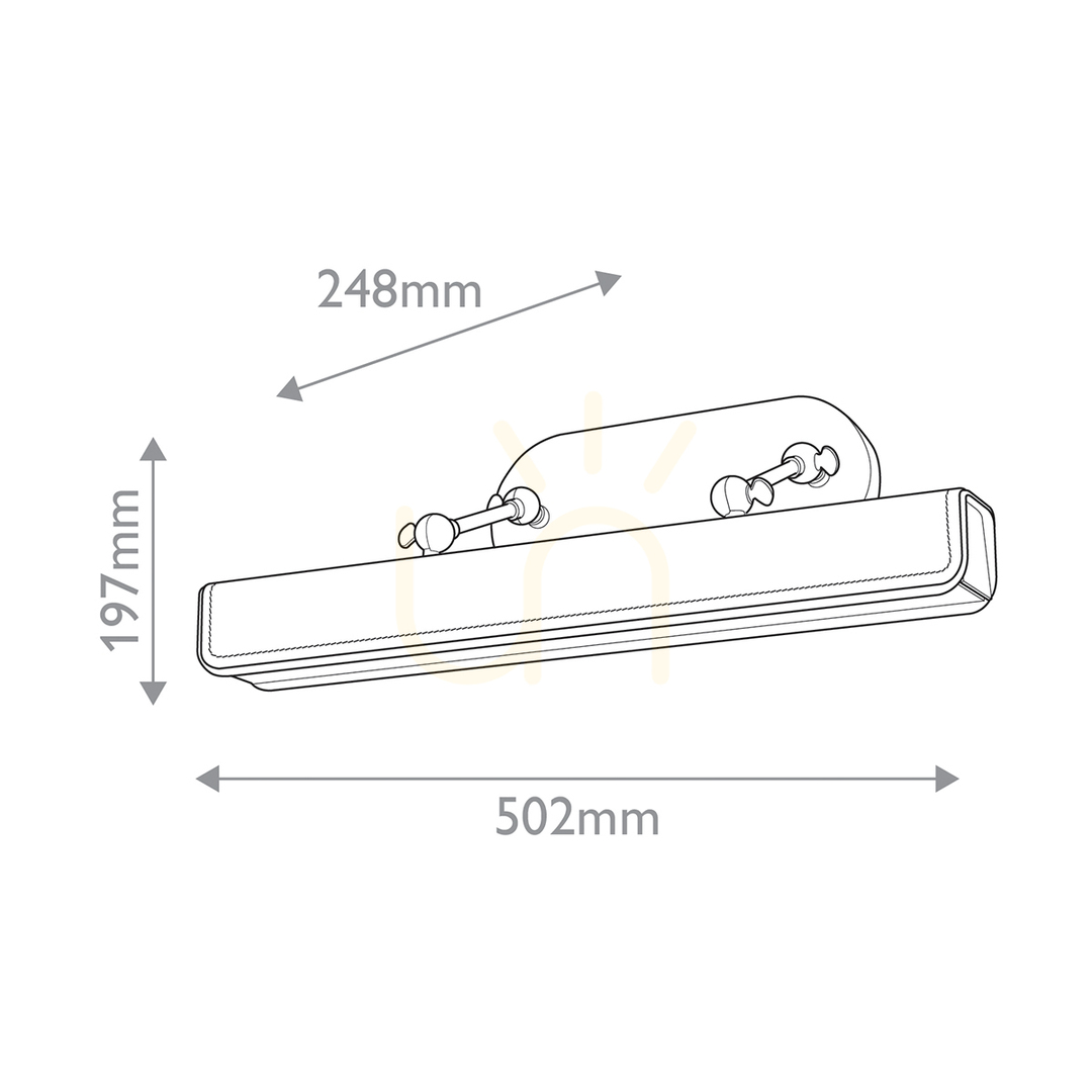 Vorschau Medium LED VALISE Bild - Vintage Messing, Smoking Leder QUINTIESSE Medium LED VALISE Bild - Vintage Messing, Smoking Leder QUINTIESSE