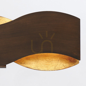 VAUGHAN Wandleuchte - Braun und Gold QUINTIESSE 5 VAUGHAN Wandleuchte - Braun und Gold QUINTIESSE small 5