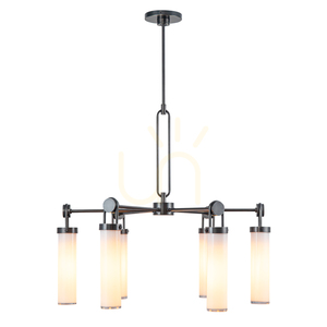 WYNWOOD Kronleuchter - 6 Lichtquellen - Urban braun QUINTIESSE 1 WYNWOOD Kronleuchter - 6 Lichtquellen - Urban braun QUINTIESSE small 1