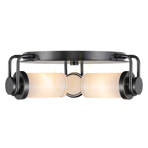 Prüfen Plafond WYNWOOD - 3 Lichtquellen - Urban braun QUINTIESSE