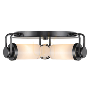 Plafond WYNWOOD - 3 Lichtquellen - Urban braun QUINTIESSE 1 Plafond WYNWOOD - 3 Lichtquellen - Urban braun QUINTIESSE small 1