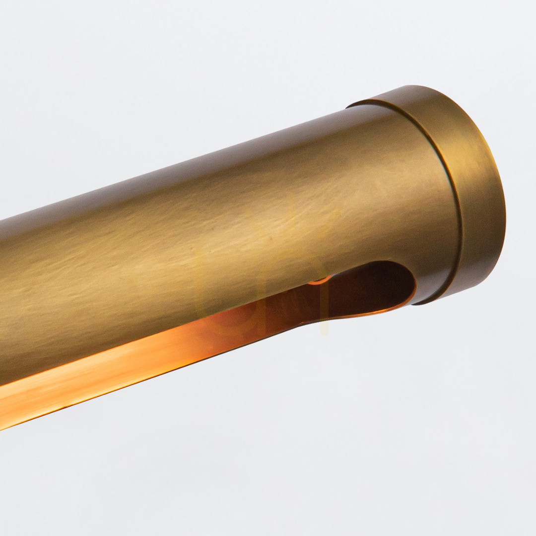 Anzeige WYNWOOD mittelgroßer Bildtisch - 2 Lichtquellen - Vintage Messing QUINTIESSE WYNWOOD mittelgroßer Bildtisch - 2 Lichtquellen - Vintage Messing QUINTIESSE