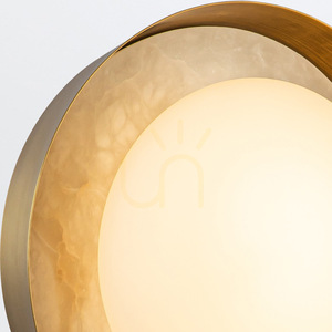 LED-Wandleuchte ALONSO - Vintage Messing QUINTIESSE small 1