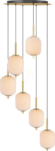 Prüfen Pendelleuchte Zuma Line AKARI DU31288A/34W gold 6xLED