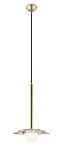 Prüfen Pendelleuchte Zuma Line NICOSIA P0600-01C-F7AA gold 1xG9