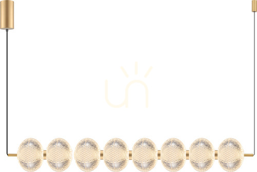 Prüfen Pendelleuchte Zuma Line GALATEA DU31359/50W gold 1xLED