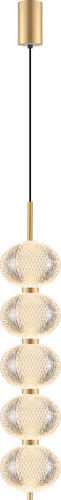 Prüfen Pendelleuchte Zuma Line GALATEA DU31359/30W gold 1xLED