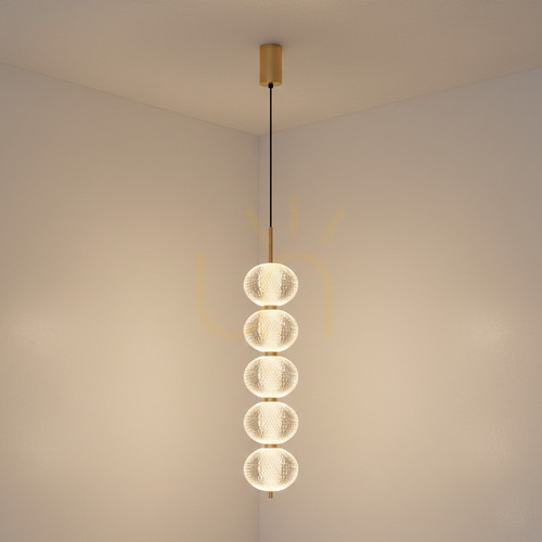 Prüfen Pendelleuchte Zuma Line GALATEA DU31359/30W gold 1xLED