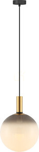Zuma Line NUA DU31771/1L Pendelleuchte schwarz-gold 1xE27 small 0